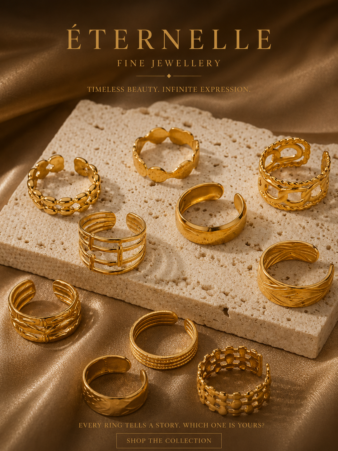 Rings: Stainless Steel Open Rings